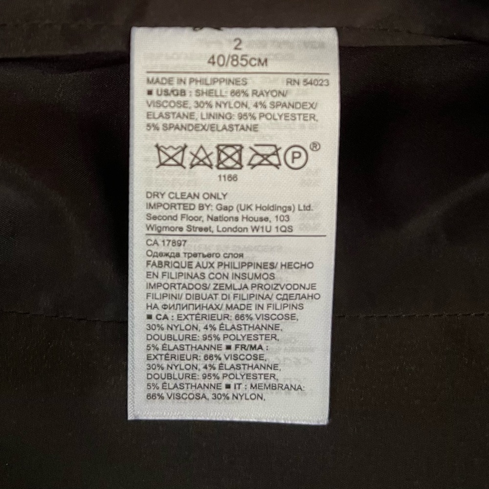 NEW Banana Republic laser cut scalloped ponte blazer - Picture 5 of 5